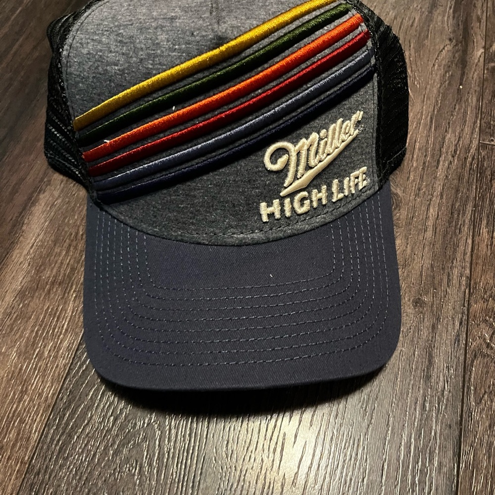 Miller high life beer trucker mesh hat NEW WITHOUT TAGS